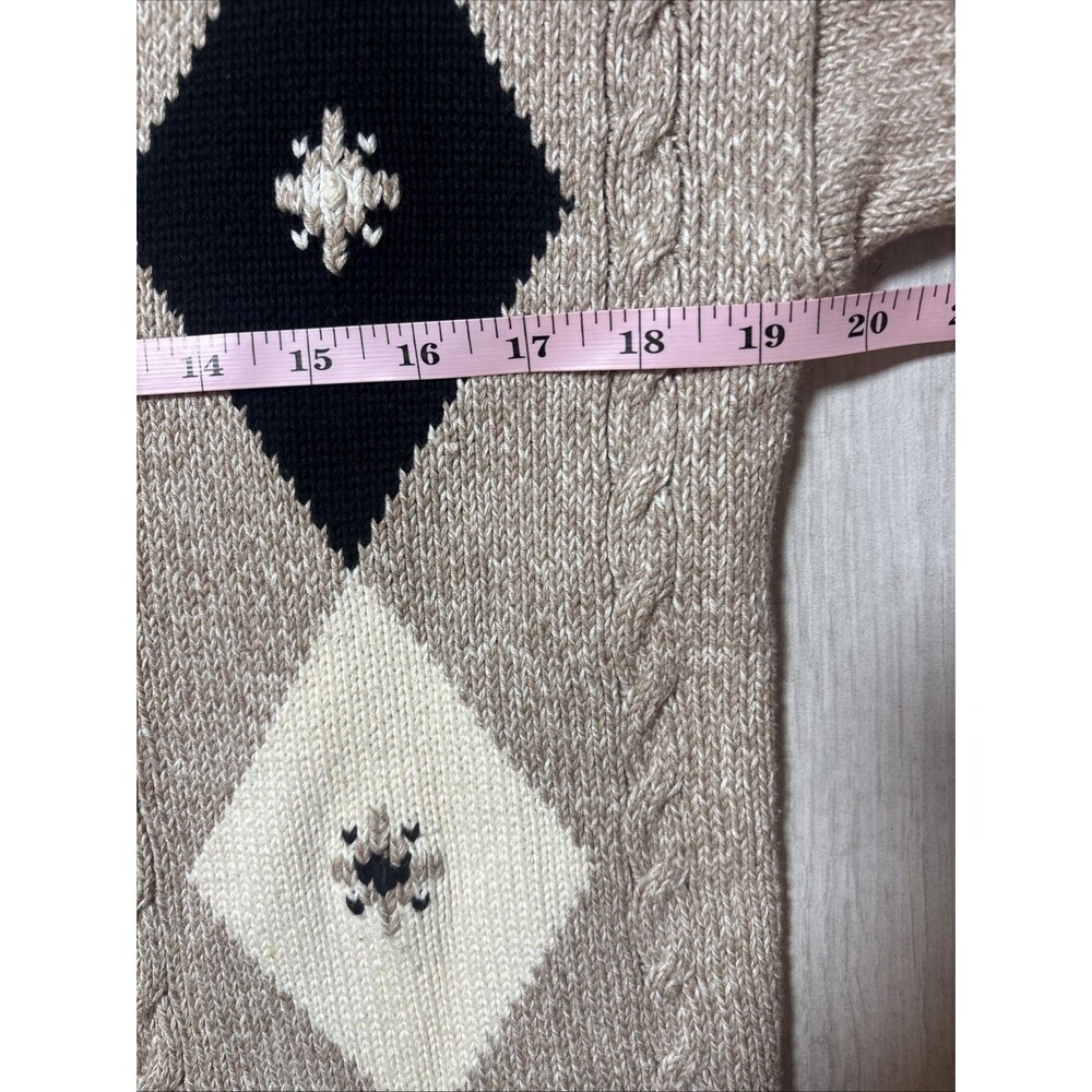 Lizwear Petite Small Vintage Knit Cardigan Old Money Aesthetic 90s Preppy - Picture 10 of 11